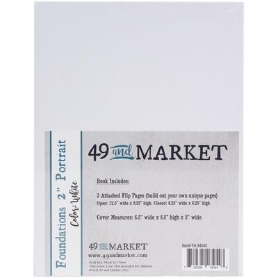 49 and Market Foundations 2' Portrait Binder - Assorted