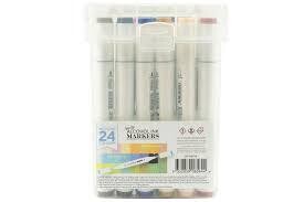 Couture Creations Twin Tip Alcohol Ink Marker Set No.2 in Case - 24/pkg