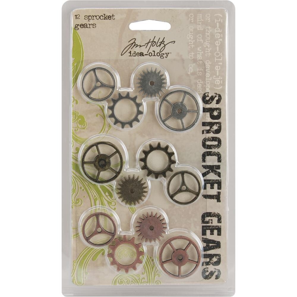 Tim Holtz Idea-ology Sprocket Gears 12/pkg