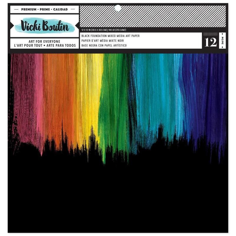 Vicki Boutin Mixed Media Foundations Paper 12&quot;X12&quot; 12/Pkg