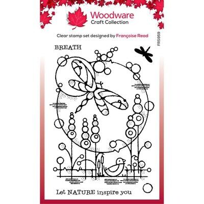 Woodware Craft Collection Clear Stamp Set Singles Discovery 5/pkg