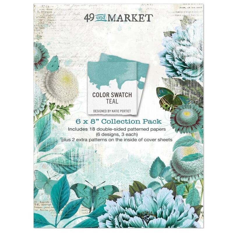 49 and Market Color Swatch Teal Collection - Assorted