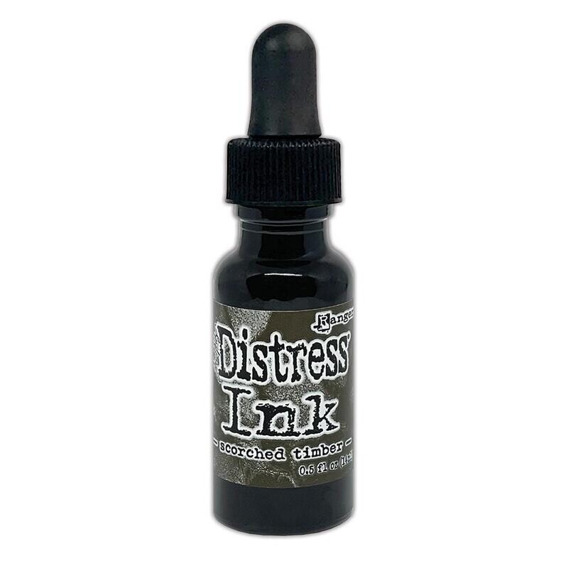 Tim Holtz Distress Ink Reinker - Scorched Timber