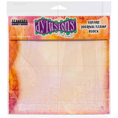 Dyan Reaveley's Dylusions Stamp Block 7" Square