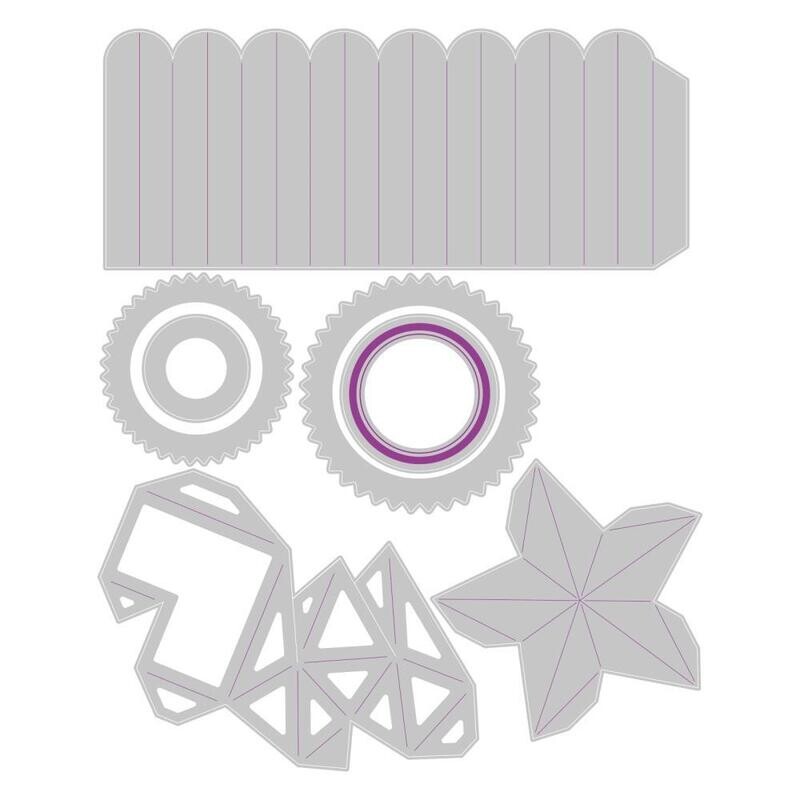 Tim Holtz Sizzix Thinlits Dies Vault Rosettes