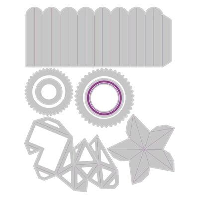 Tim Holtz Sizzix Thinlits Dies Vault Rosettes