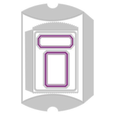 Tim Holtz Sizzix Thinlits Dies Vault Pillow Box + Bag