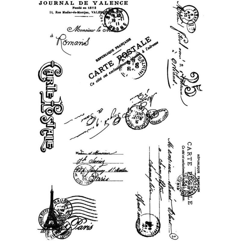 Creative Expressions Taylor Made Journals Clear Stamp Set Carte Postale