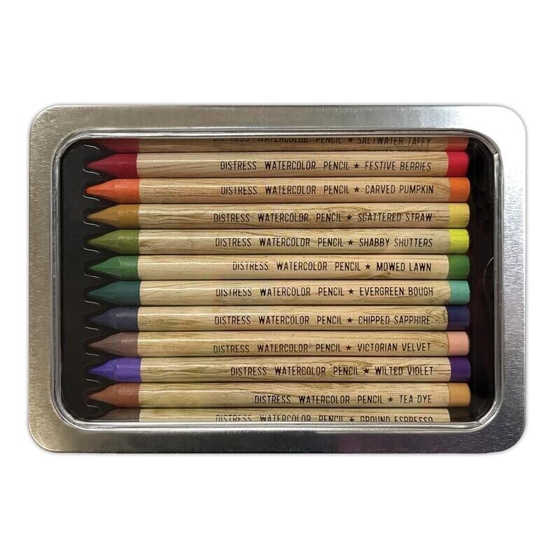 Tim Holtz Distress Watercolor Pencils Set 4 Pack of 12