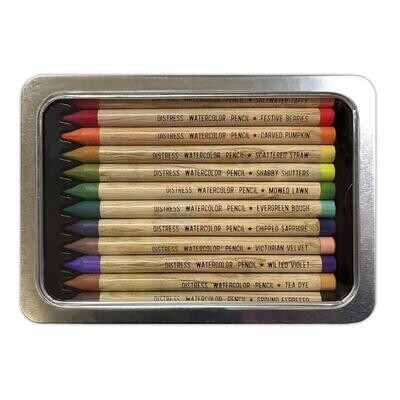 Tim Holtz Distress Watercolor Pencils Set 4 Pack of 12