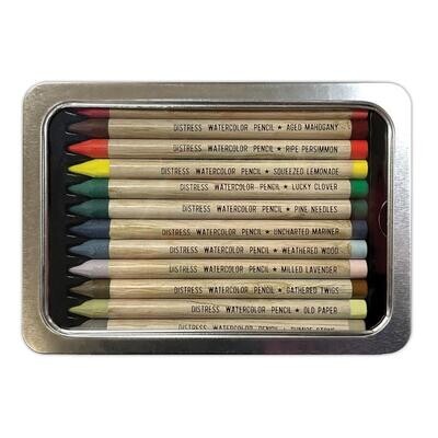 Tim Holtz Distress Watercolor Pencils Set 5 Pack of 12