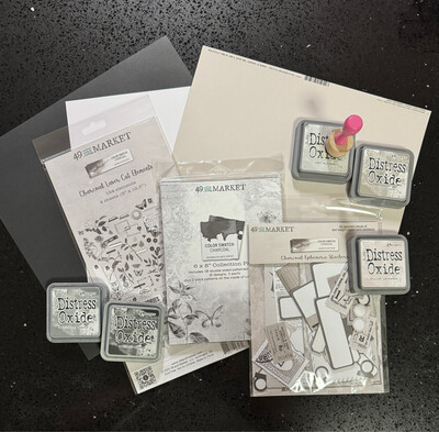 49 and Market - Color Swatch Charcoal Collection Kit