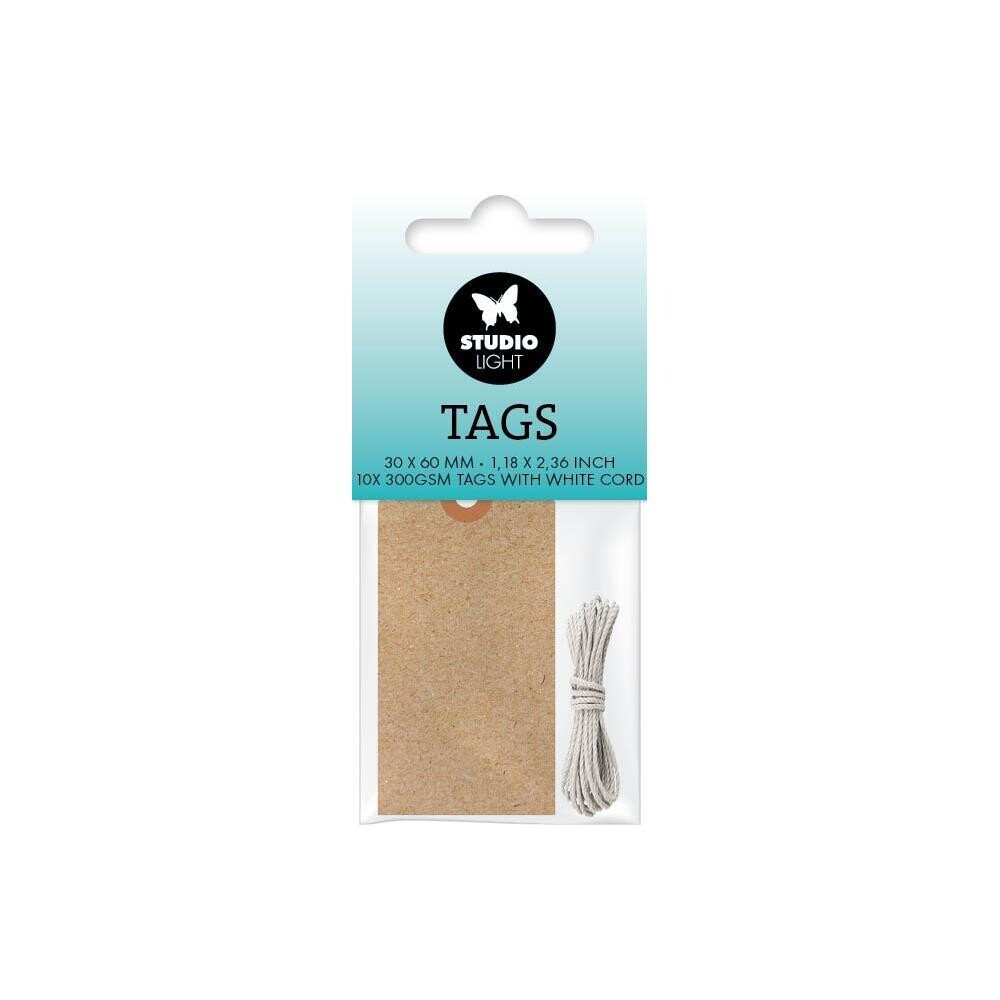 Studio Light Tags 10/Pkg - Assorted, Size: Small 30 X 60mm