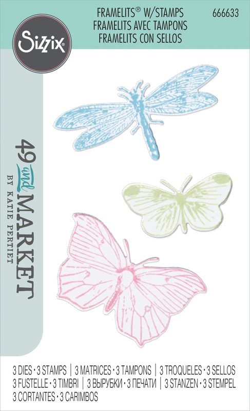 49 and Market Stamps with Framelits - Engraved Wings