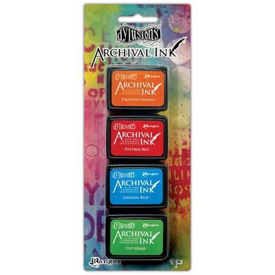 Dylusions Mini Archival Ink Pad Kits - Assorted