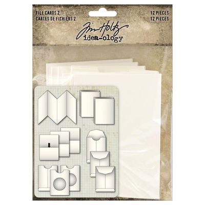 Tim Holtz Idea-ology File Cards 2 12/Pkg