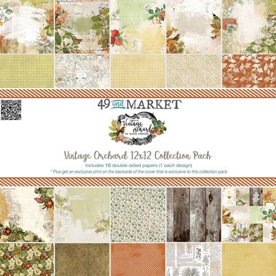 49 and Market Vintage Orchard - Assorted, Style: Collection Pack 12&quot;x12&quot;