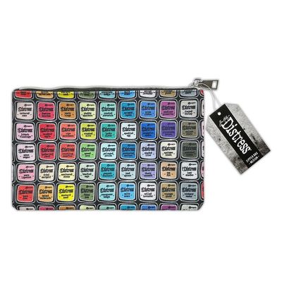Tim Holtz Distress Zippered Pouch - medium