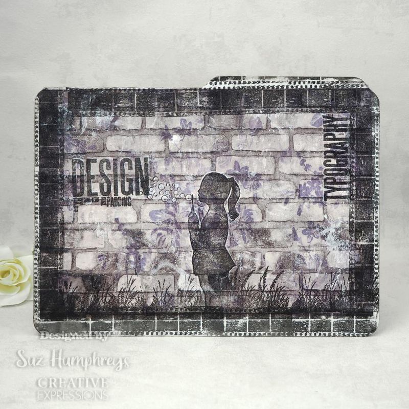 Creative Expressions Rubber Stamp By Andy Skinner Strike the Pose