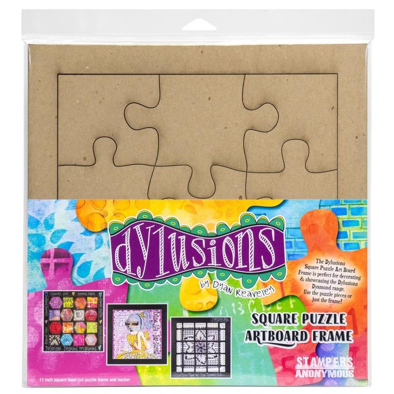 Dylusions Square Puzzle Artboard Frame