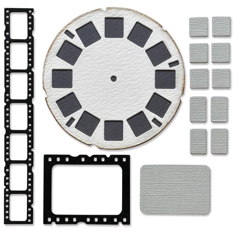 Tim Holtz Sizzix Thinlits Die Vault Picture Show 15/pkg