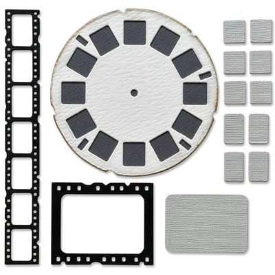 Tim Holtz Sizzix Thinlits Die Vault Picture Show 15/pkg