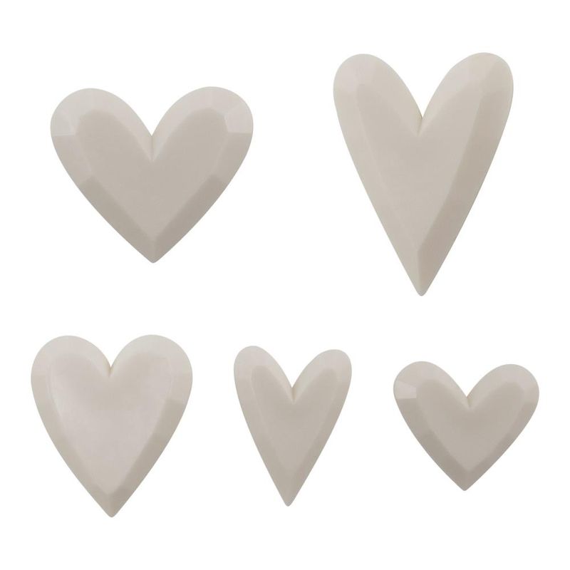 Tim Holtz Idea-ology Salvaged Hearts 5/pkg