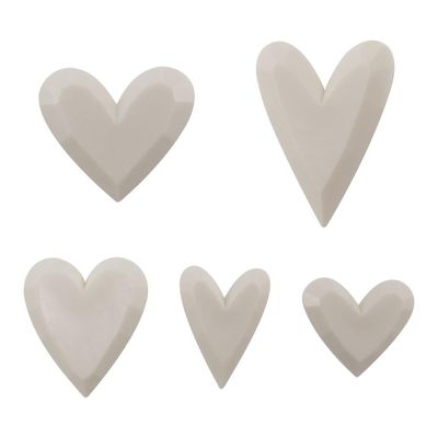 Tim Holtz Idea-ology Salvaged Hearts 5/pkg
