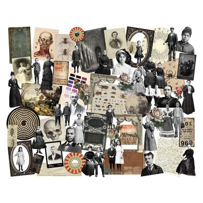 Tim Holtz Idea-ology Halloween 2024 Layers + Paper Dolls 64/pkg