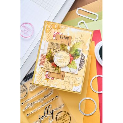 49 and Market Stamps with Framelits - Jolly Sentiments