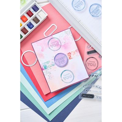 49 and Market Stamps with Framelits - Thankful Sentiments