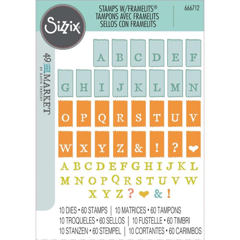 49 and Market Stamps with Framelits - Tab Stamp Alpha