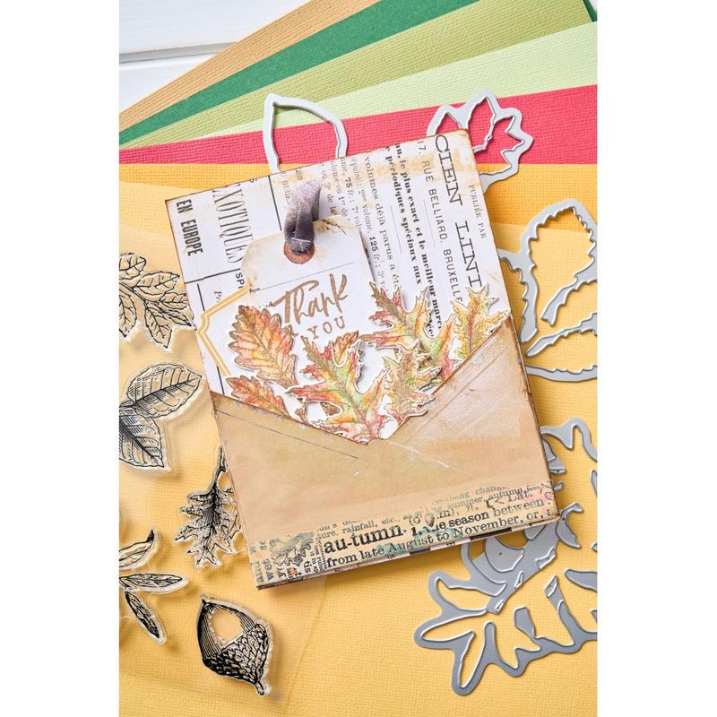 49 and Market Stamps with Framelits - Forever Leaves