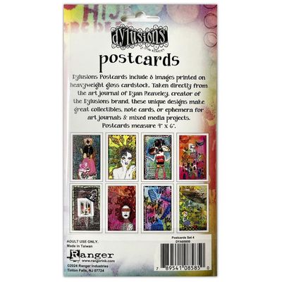 Dylusions Postcards Set 4