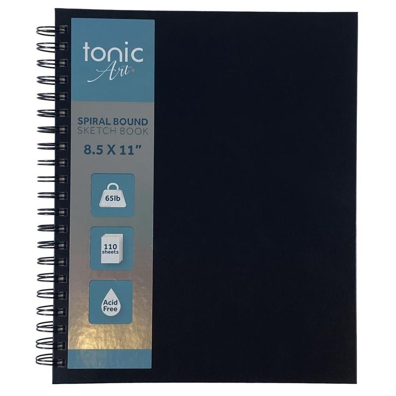 Tonic Studios Spiral Hardcover Sketchbook 8.5x11&quot;