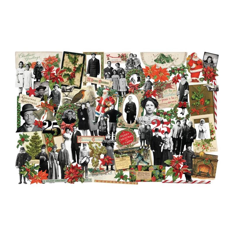Tim Holtz Idea-ology Christmas 2024 Layers + Paper Dolls Pack 82/pkg