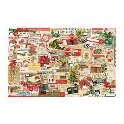 Tim Holtz Idea-ology Christmas 2024 Ephemera Pack 140/pkg