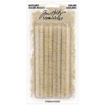 Tim Holtz Idea-ology Christmas 2024 Woodlands Garland 4/pkg