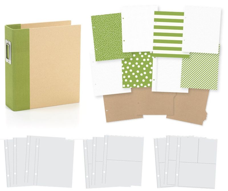 Simple Stories SN@P Binder 6x8" Green