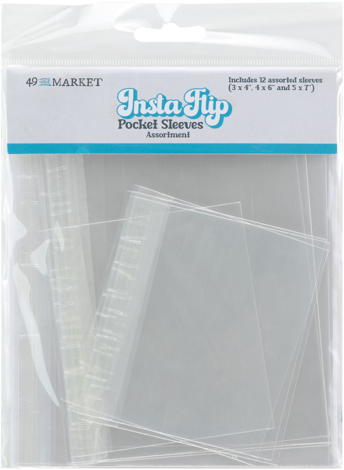 49 And Market InstaFlip Pocket Sleeves Assortment 12/pkg