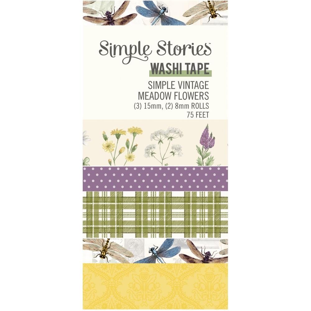 Simple Stories Simple Vintage Meadow Flowers Washi Tape
