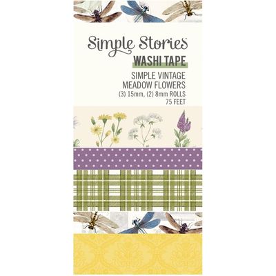 Simple Stories Simple Vintage Meadow Flowers Washi Tape