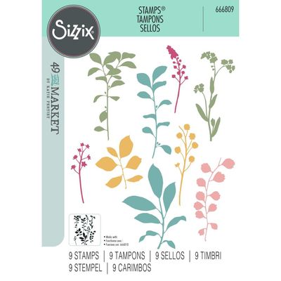 49 and Market Stamps - Fine Stems 01