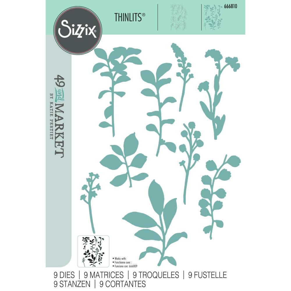 49 and Market Framelits - Fine Stems 02
