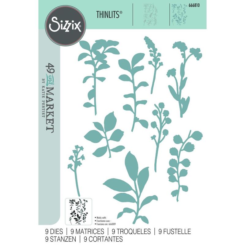 49 and Market Framelits - Fine Stems 02