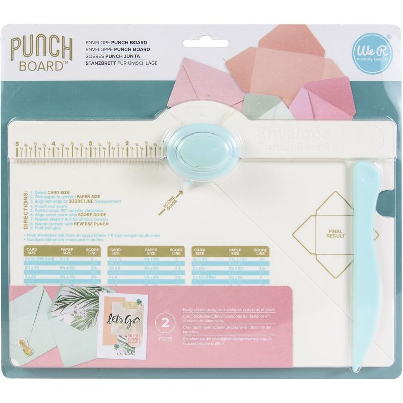 We R Memory Keepers Envelope Punch Board