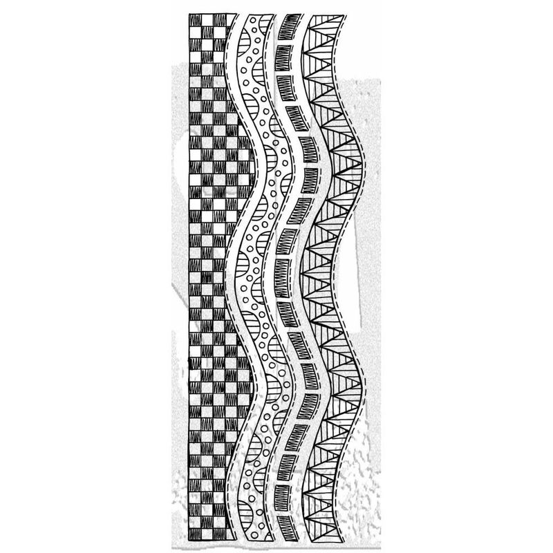 Dyan Reaveley&#39;s Dylusions Cling Stamp - Better Together 4/pkg