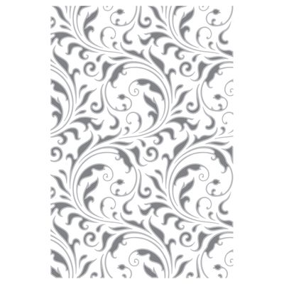 Tim Holtz Sizzix Multi-level Texture Fades A6 Embossing Folder - Vault Flourish 666868