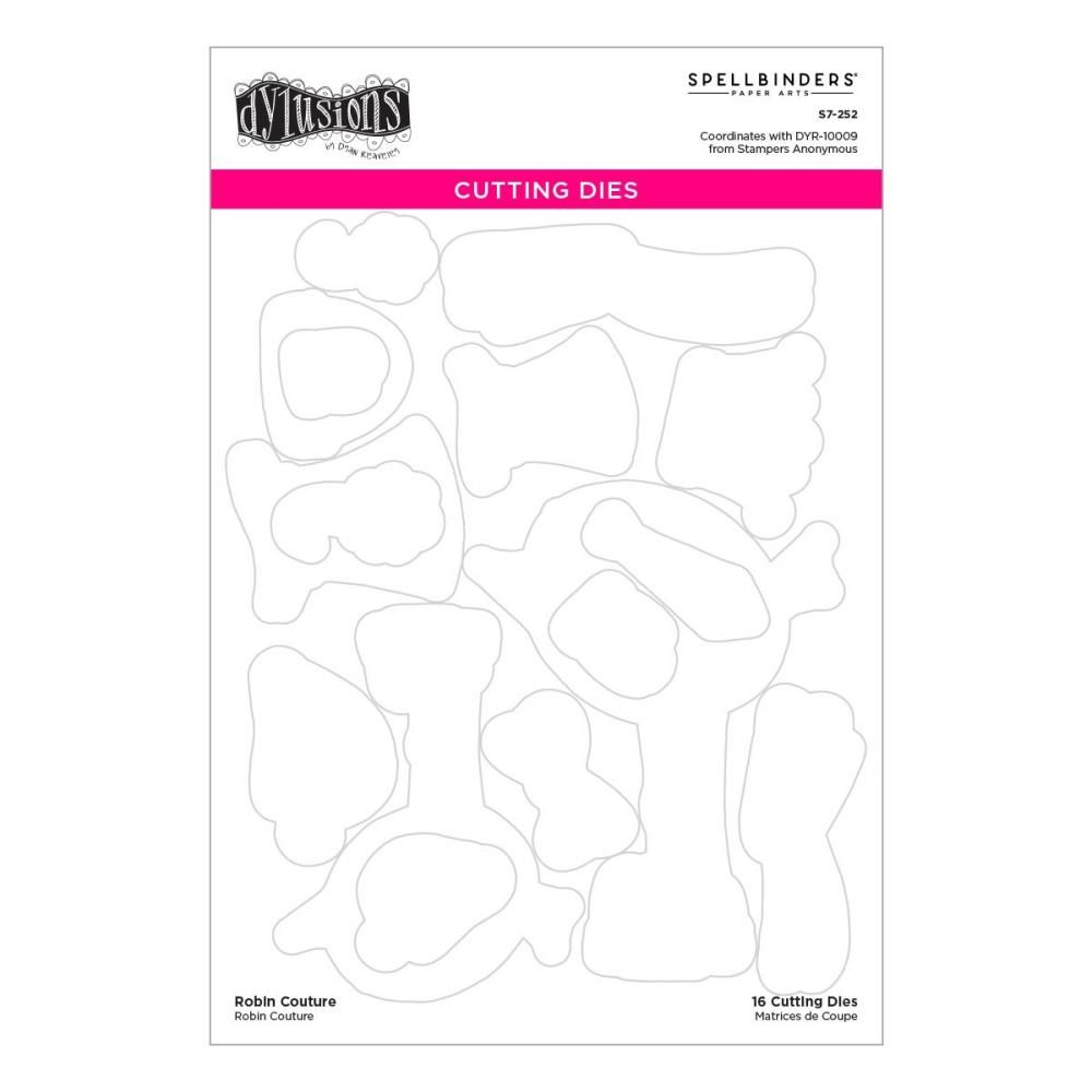 Dylusions Dies by Spellbinders Robin Couture 16/pkg