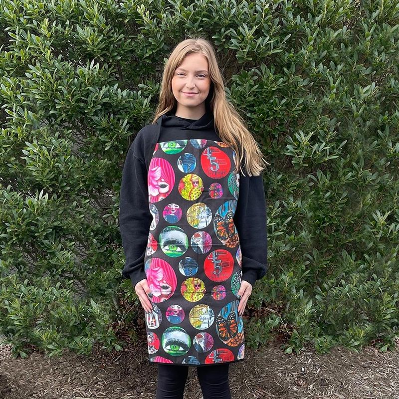 Dylusions Canvas Apron